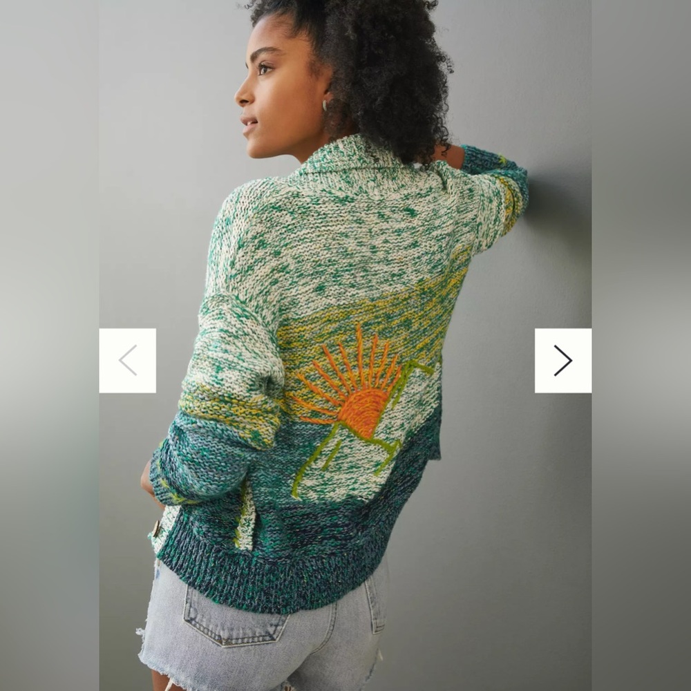 Pilcro super rare color way sunrise sweater